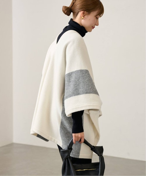 FRAMeWORK　loomer fabric　ポンチョ FRAMeWORK（フレームワーク）の「loomer fabricポンチョ