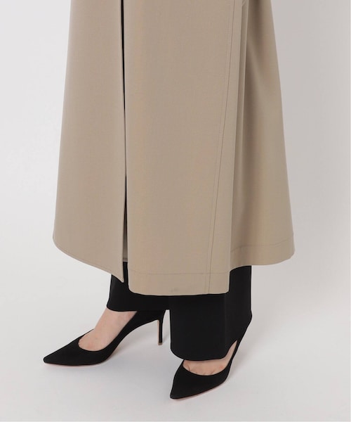 【美品】ミューズドゥドゥーズィエムクラス　トレンチコート　ベージュ　36 WOOLSILK GABA トレンチコート（トレンチコート）｜MUSE de