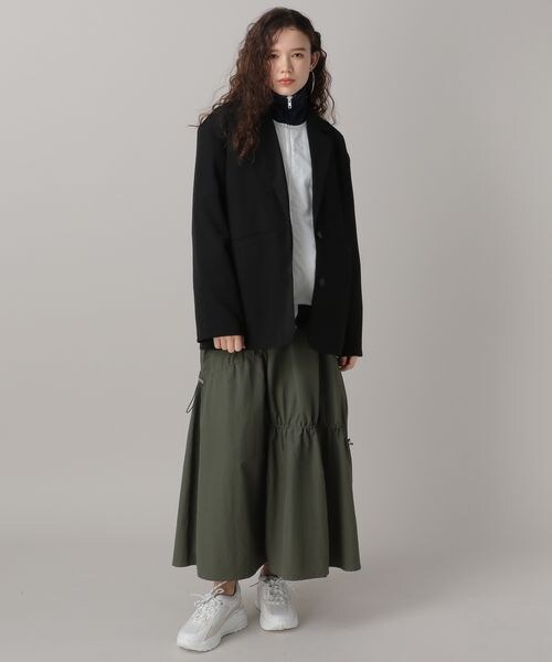 FOREVER 21（フォーエバー トゥエンティーワン）の「WEB限定トラックジャケット（ジャケット/アウター・オフホワイト05/ブラック09/ネイビー88・FREE）」の15枚目の写真