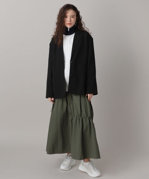 FOREVER 21（フォーエバー トゥエンティーワン）の「WEB限定トラックジャケット（ジャケット/アウター・オフホワイト05/ブラック09/ネイビー88・FREE）」の16枚目の写真