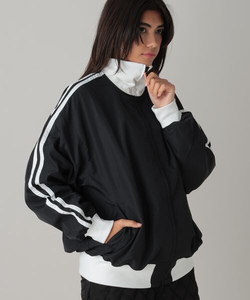 FOREVER 21（フォーエバー トゥエンティーワン）の「WEB限定トラックジャケット（ジャケット/アウター・オフホワイト05/ブラック09/ネイビー88・FREE）」の10枚目の写真