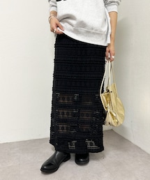 SHENERY ストレッチレースタイトマキシドレス SHENERY ストレッチレースタイトマキシドレス