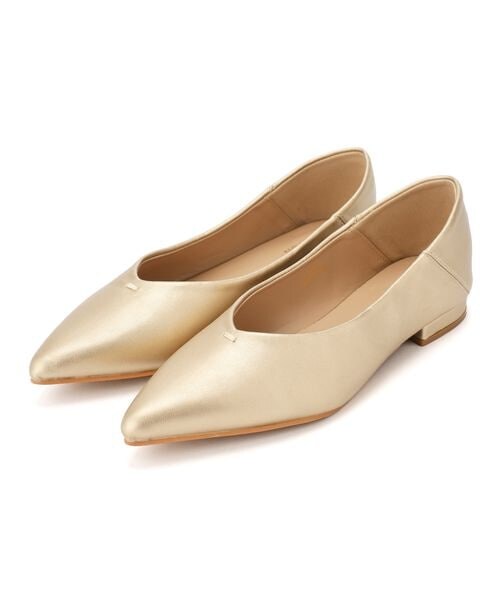 saloon（サルーン）の「ポインテッドパンプス（シューズ・シルバー01/ゴールド02/ブラック19・S(22.5cm)/M(23.5cm)/L(24.5cm)）」の2枚目の写真