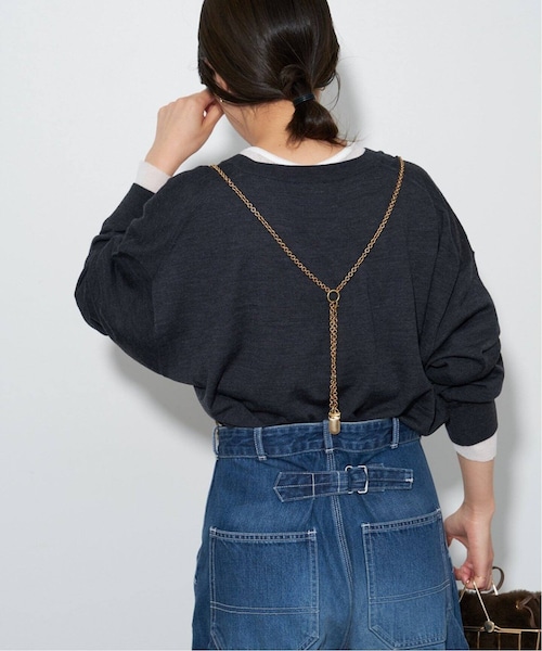 become tree チェーンサスペンダー ブラックゴールド Sサイズ plage(プラージュ)の「《追加》chain サスペンダー()」 - WEAR