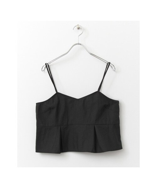 KBF（ケイビーエフ）の「ショートキャミソール（トップス・レディース・NAVY/BLACK/L/BEIGE・one）」の2枚目の写真