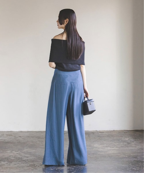 Noble（ノーブル）の「《予約》ファジーリネンサスペンダー2wayパンツ  