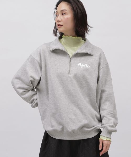 LAKOLE（ラコレ）の「ロゴハーフジッププルオーバー（）」 - WEAR