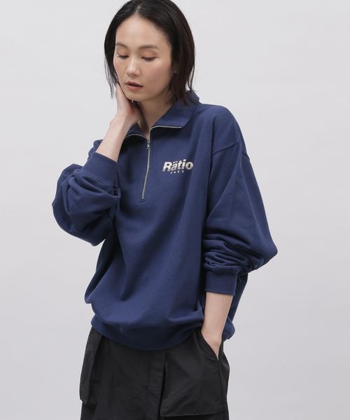 LAKOLE（ラコレ）の「ロゴハーフジッププルオーバー（）」 - WEAR