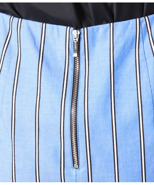 ROPE'（ロペ）の「【先行予約】ストライプストレッチタイトスカート（スカート・レディース・ホワイト/ブルー・36/38/40）」の7枚目の写真