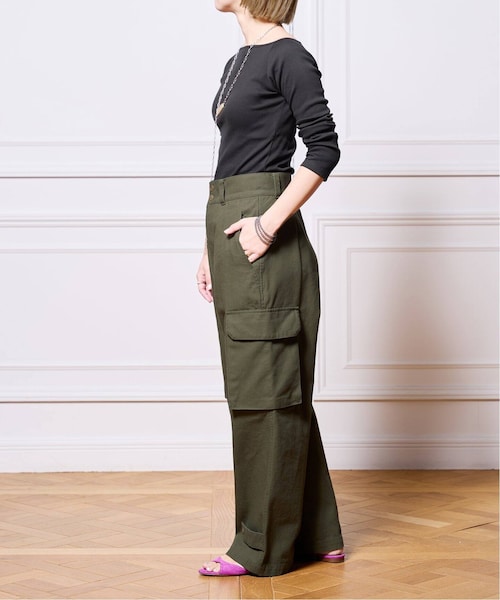 美品☆ IENA LA BOUCLE ドライダック カーゴパンツ IENA（イエナ）の「《予約》IENA LA BOUCLE ドライダック カーゴ