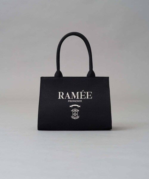 RAMÉE nice claup 刺しゅう入りトートバッグ　黒　ブラック　C one after another NICE CLAUP トートバッグ WEB限定