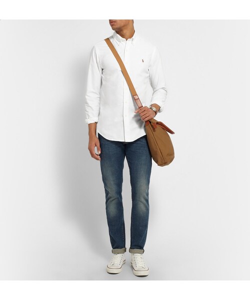 POLO RALPH LAUREN（ポロ ラルフ ローレン）の「Polo Ralph Lauren Slim-Fit Cotton Oxford Shirt（シャツ/ブラウス・メンズ・White・M）」の7枚目の写真