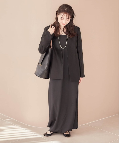 plage（プラージュ）の「《予約》Shantung V Neck ジャケット