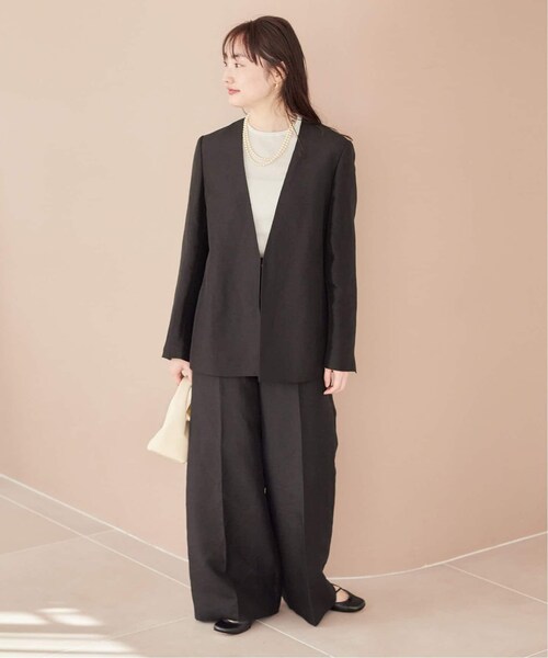 plage Shantung V Neck ジャケット plage（プラージュ）の「《予約》Shantung V Neck ジャケット