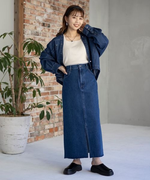 LEPSIM（レプシィム）の「デニムショートシャツ（）」 - WEAR