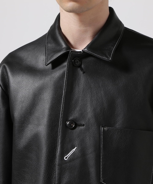 GARDEN（ガーデン）の「URU/ウル/EX LEATHER COVERALL JACKET（）」 - WEAR