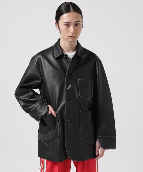 GARDEN（ガーデン）の「URU/ウル/EX LEATHER COVERALL JACKET（）」 - WEAR