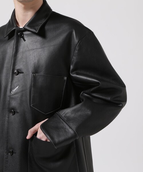 GARDEN（ガーデン）の「URU/ウル/EX LEATHER COVERALL JACKET（）」 - WEAR