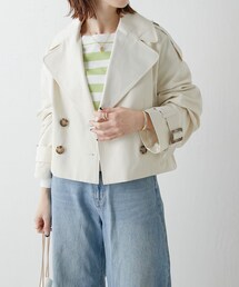 COLLAGE GALLARDAGALANTE（コラージュガリャルダガランテ）の「【スタイルアップを叶える】ショートトレンチコート（トレンチコート）」