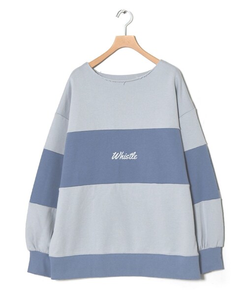w closet（ダブルクローゼット）の「★先行予約★【Alley】配色切替プルオーバー【2月上旬入荷】（その他・レディース・ピンク/ブルー・FREE）」の4枚目の写真