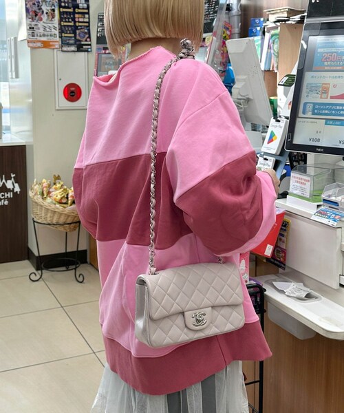 w closet（ダブルクローゼット）の「★先行予約★【Alley】配色切替プルオーバー【2月上旬入荷】（その他・レディース・ピンク/ブルー・FREE）」の22枚目の写真