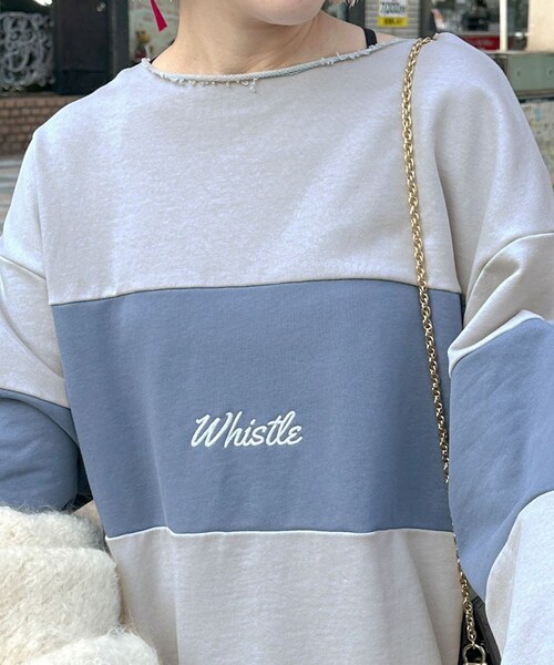 w closet（ダブルクローゼット）の「★先行予約★【Alley】配色切替プルオーバー【2月上旬入荷】（その他・レディース・ピンク/ブルー・FREE）」の11枚目の写真