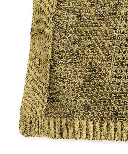 GARDEN（ガーデン）の「YOKE/ヨーク/MESH KNITTED BUTTONED CARDIGAN