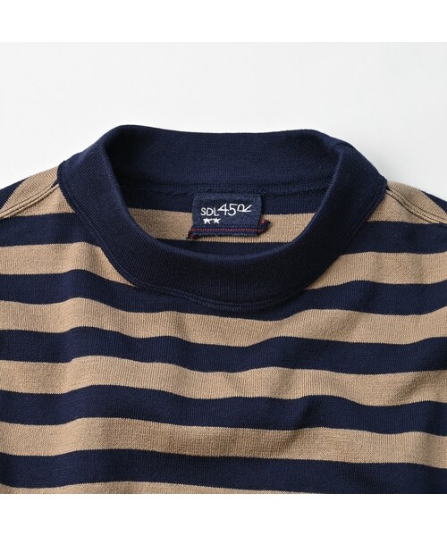 中古良品 45R スムースニットの908ボーダーベストサイズ2 R刺繍 スーピマ 中古良品 45R スムースニットの908ボーダーベストサイズ2 R刺繍