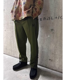 BEAVER（ビーバー）の「Needles/ニードルズ ZIPPED TRACK PANT - POLY