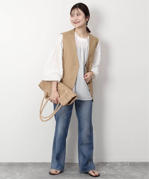 SLOBE IENA（スローブイエナ）の「《予約》シルク混2WAYブラウス 
