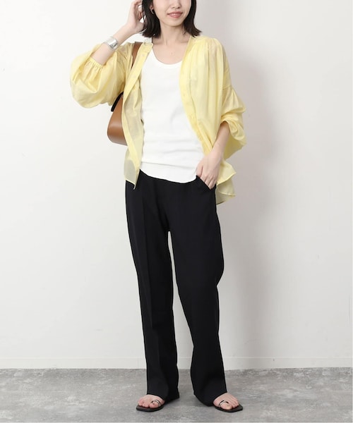 SLOBE IENA（スローブイエナ）の「《予約》シルク混2WAYブラウス 