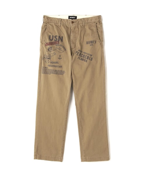 AVIREX　メモリアルパンツ　チノパン　ダメージ　USN ペイント AVIREX メモリアルパンツ チノパン ダメージ USN トムキャッター