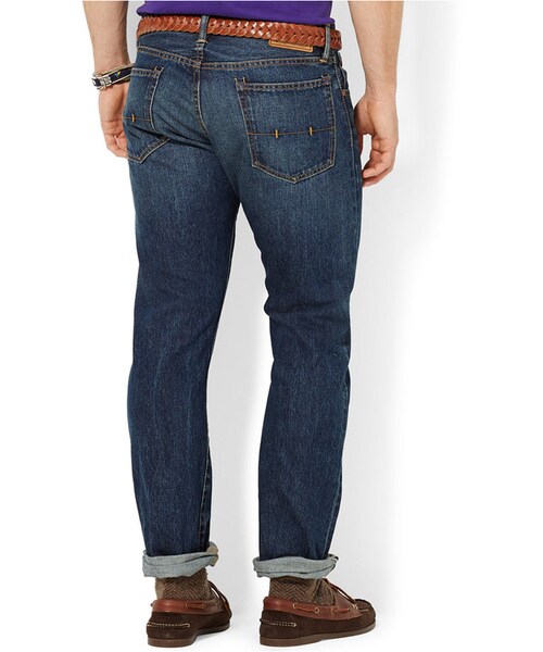 POLO RALPH LAUREN(ポロ ラルフ ローレン)の「Ralph Lauren Varick Slim-Fit Warwick-Wash Jeans(デニムパンツ・メンズ・Varick Slim Fit・40x30/42x30/35x30/36x30/34x34/38x30/34x30/30x30/36x34/34x36/42x32/38x32/35x32/33x30/34x32/32x34/38x34/32x30/40x34/32x32/40x32/31x30/33x32/36x32)」の4枚目の写真