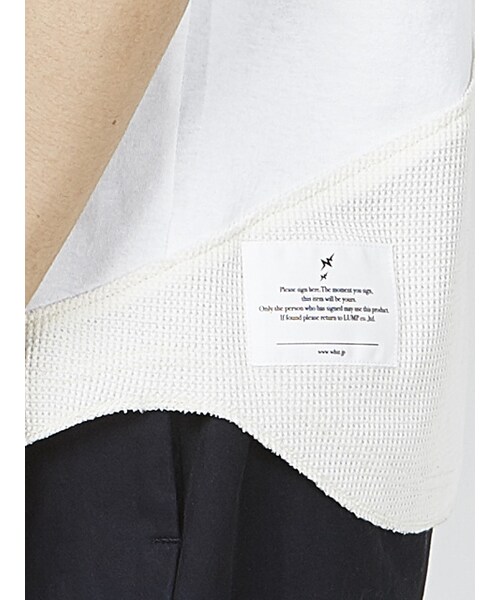 WHIZLIMITED（ウィズリミテッド）の「COMB T-SH（トップス・WHT/NAV/BLK・M/L/XL）」の5枚目の写真