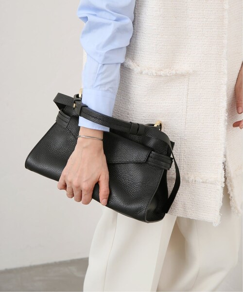 ベルト付きレザー なが BAG 《追加予約》AULENTTI/オウレンティ