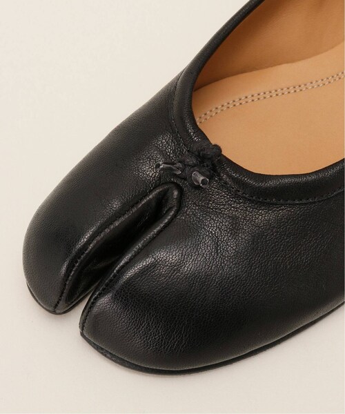 plage（プラージュ）の「’Tabi’ ballet シューズ(ブラック)（シューズ・ブラック/(001)/35/在庫あり/35.5/在庫なし/36/36.5/37/残り3点/37.5/38/38.5/残り2点/39）」の8枚目の写真