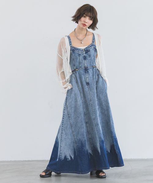PAGEBOY（ページボーイ）の「ZIPメッシュカーディガン（トップス・オフホワイト05/ブラック09/グレー15/コーラルピンク23・F）」の11枚目の写真