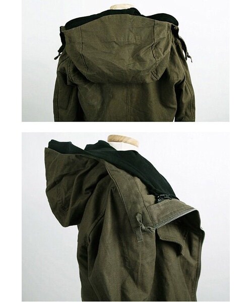 STORES.jp（ストアーズドットジェーピー）の「モッズコート★2色★シンプル★【送料無料】（スタジャン・メンズ・その他）」の10枚目の写真