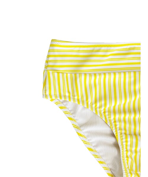 PEAK&PINE（ピークアンドパイン）の「★即納★【2024年新作水着】ストライプ柄ビスチェビキニ（その他・レディース・イエロー/サックス・9M★即納★）」の9枚目の写真