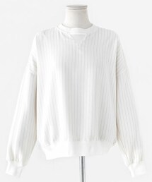 DHOLIC | ピンストライプスウェットトップス(スウェット)