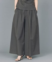 BABYLONE | コットンナイロンフレアワイドパンツ(パンツ)