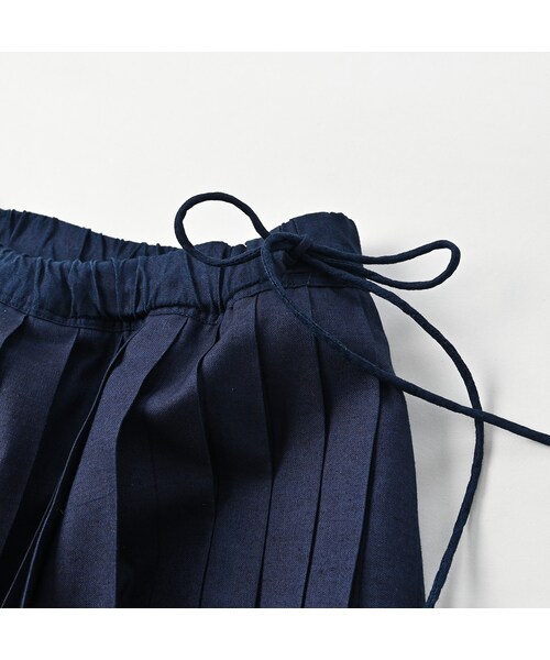 美品★45R★インディゴ　プリーツスカート 45RPM プリーツスカート