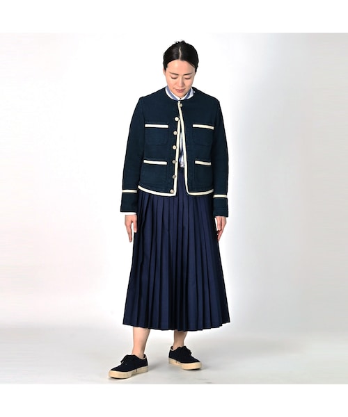 45R 不死鳥のインディゴスカート 45R不死鳥プリントのブラウス（インディゴ）: WOMEN｜45R