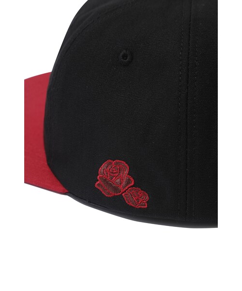 customellow（カスタムメロウ）の「season motif straight brim ball cap（アクセサリー・RED・XXX）」の5枚目の写真