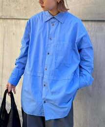 CIAOPANIC TYPY | 【SOUNDS GOOOOD / サウンズグッド】切替レギュラーカラーオーバーシャツ(トップス)