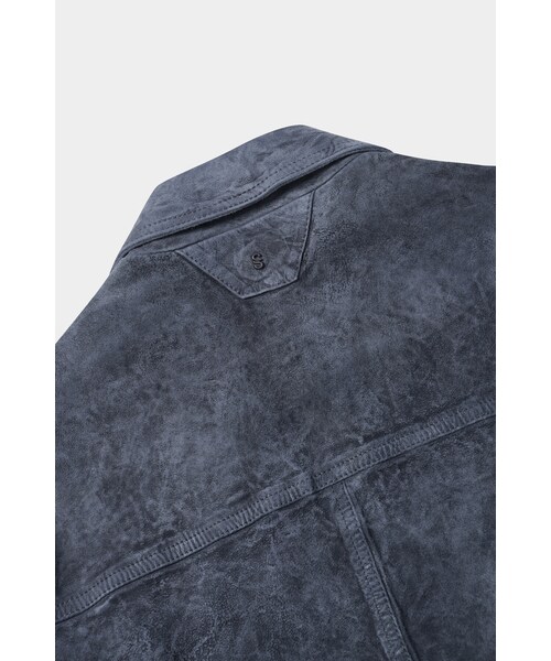 SERIES（シリーズ）の「[SALVATORE SANTORO] 워싱 멀티 포켓 가죽 점퍼（その他・メンズ・NAVY・95/100/105）」の8枚目の写真