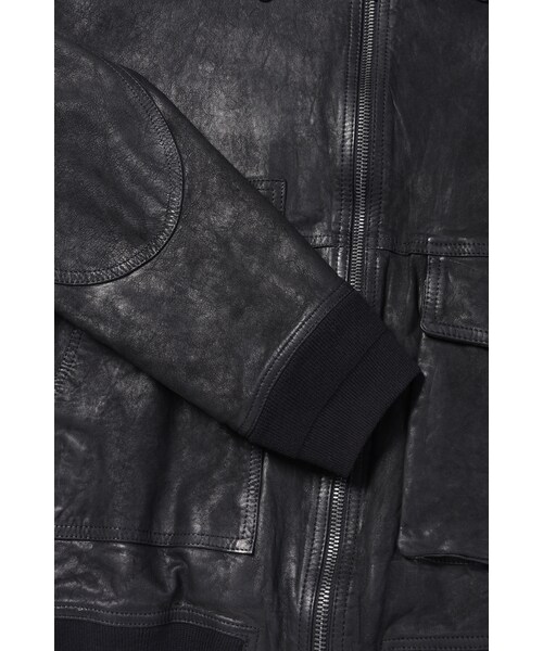 SERIES（シリーズ）の「[SALVATORE SANTORO] 멀티 포켓 블루종 가죽 점퍼（その他・メンズ・BLACK・95/100/105）」の4枚目の写真