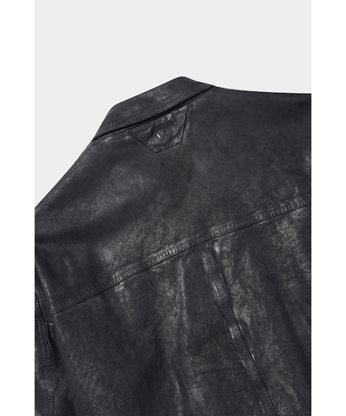 SERIES（シリーズ）の「[SALVATORE SANTORO] 멀티 포켓 블루종 가죽 점퍼（その他・メンズ・BLACK・95/100/105）」の7枚目の写真