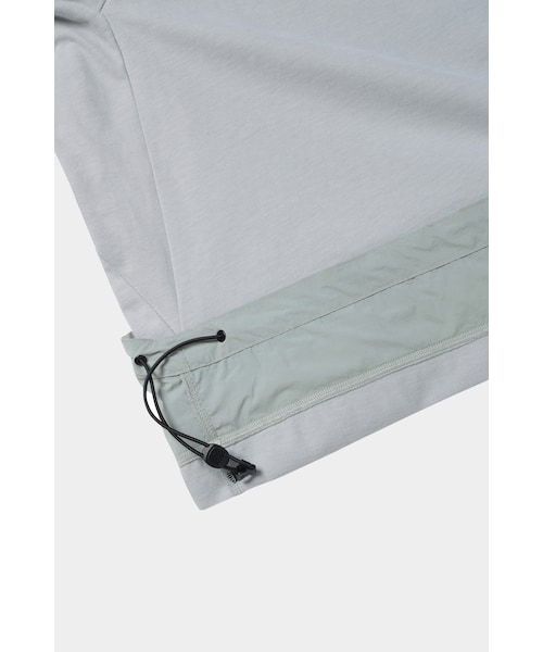 SERIES（シリーズ）の「[KRAKATAU] 우븐 믹스 오버핏 티셔츠（その他・メンズ・GREY・95/100/105）」の6枚目の写真