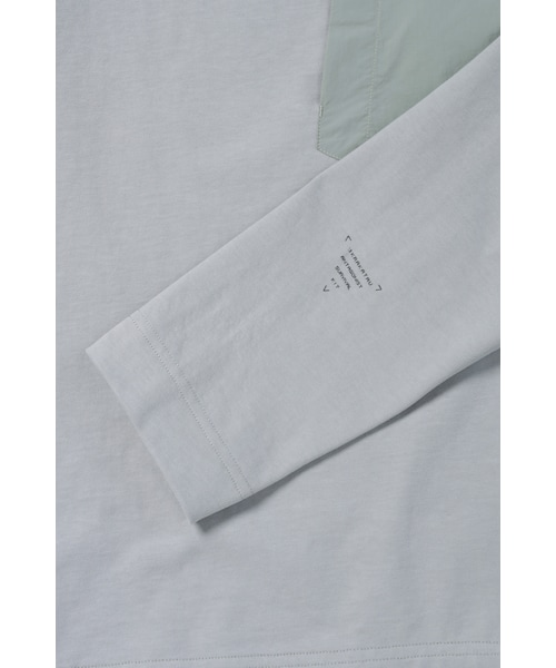 SERIES（シリーズ）の「[KRAKATAU] 우븐 믹스 오버핏 티셔츠（その他・メンズ・GREY・95/100/105）」の5枚目の写真